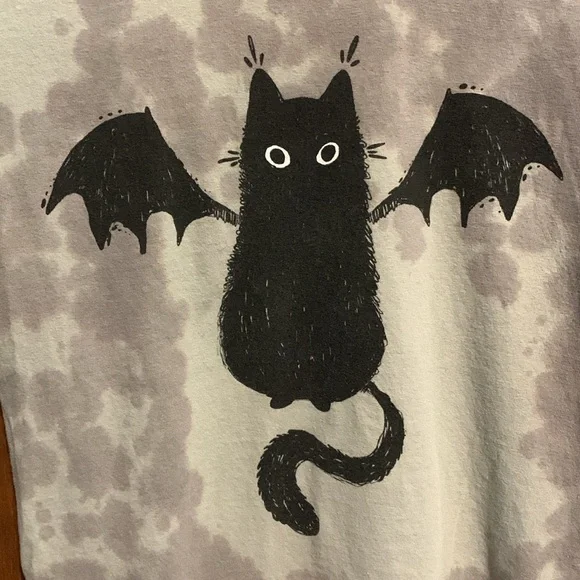 Cat Wings Tie-Dye T-shirt by Guild of Calamity - Picture 5 of 9